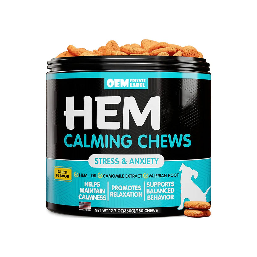 Calming Chews for Dogs with Anxiety and Stress - (180ct) Duck Flavored